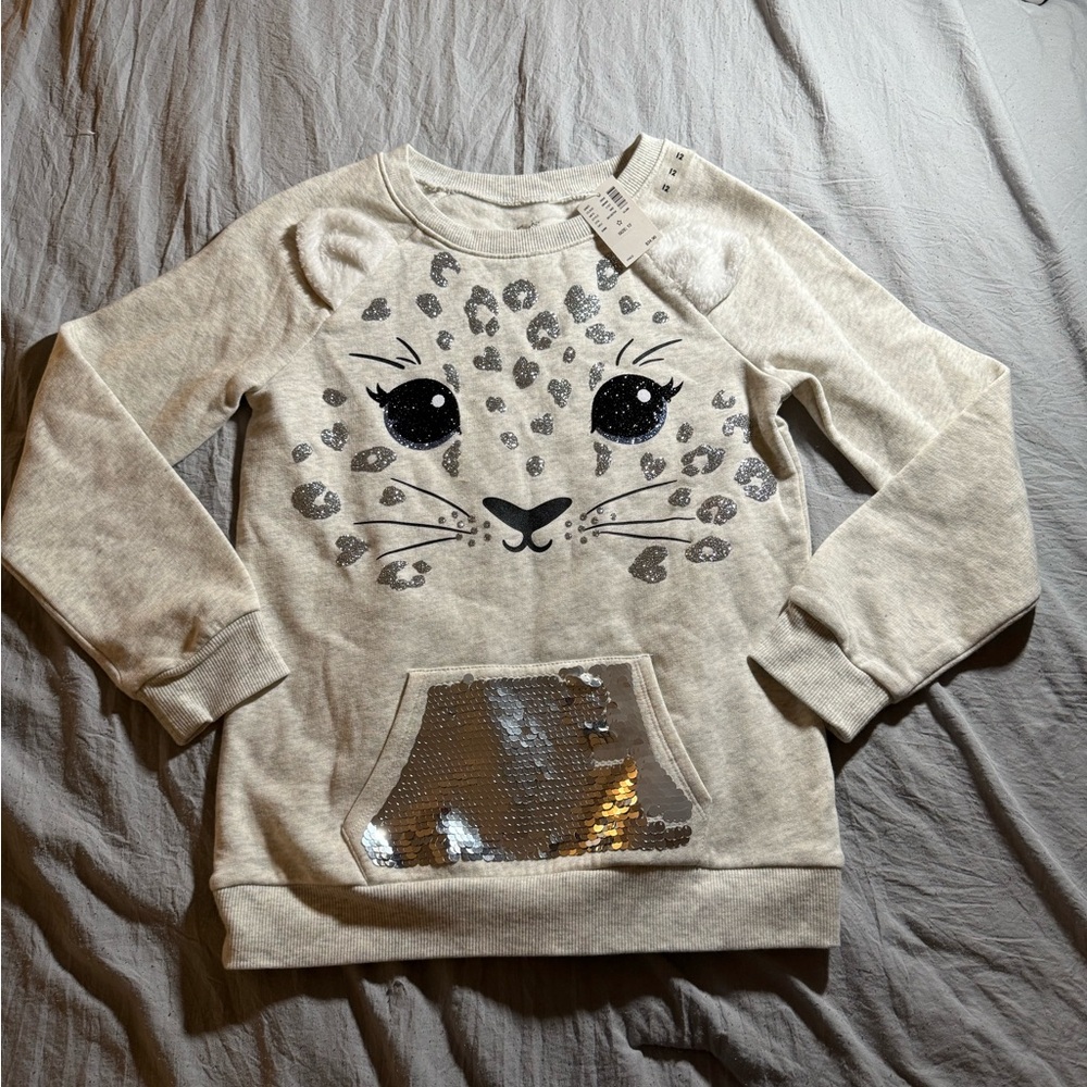 justice girls sweater new size 12